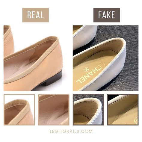 chanel ballet flat fake